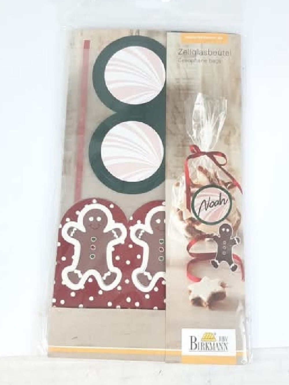 Birkmann Cellophane Bags with tags and ribbons